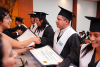 Awarding of degrees to UNIB scholarship recipients in Ecuador.